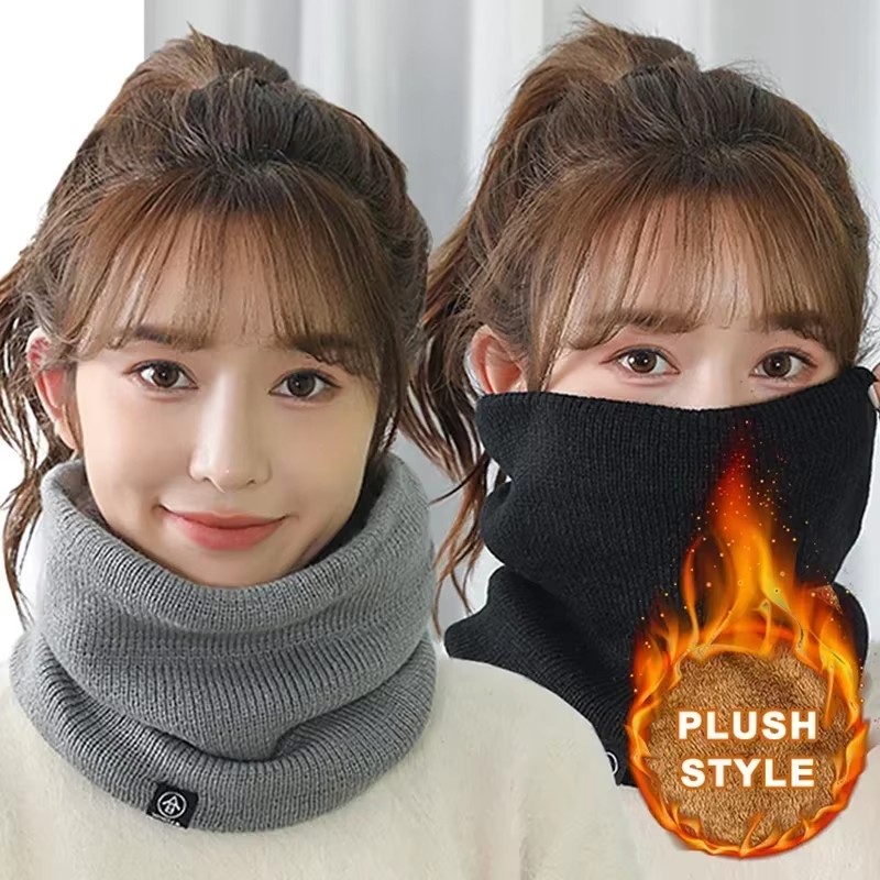 Fashion Women Knitted Scarf So - Muffler Men Wool ulasan dan harga