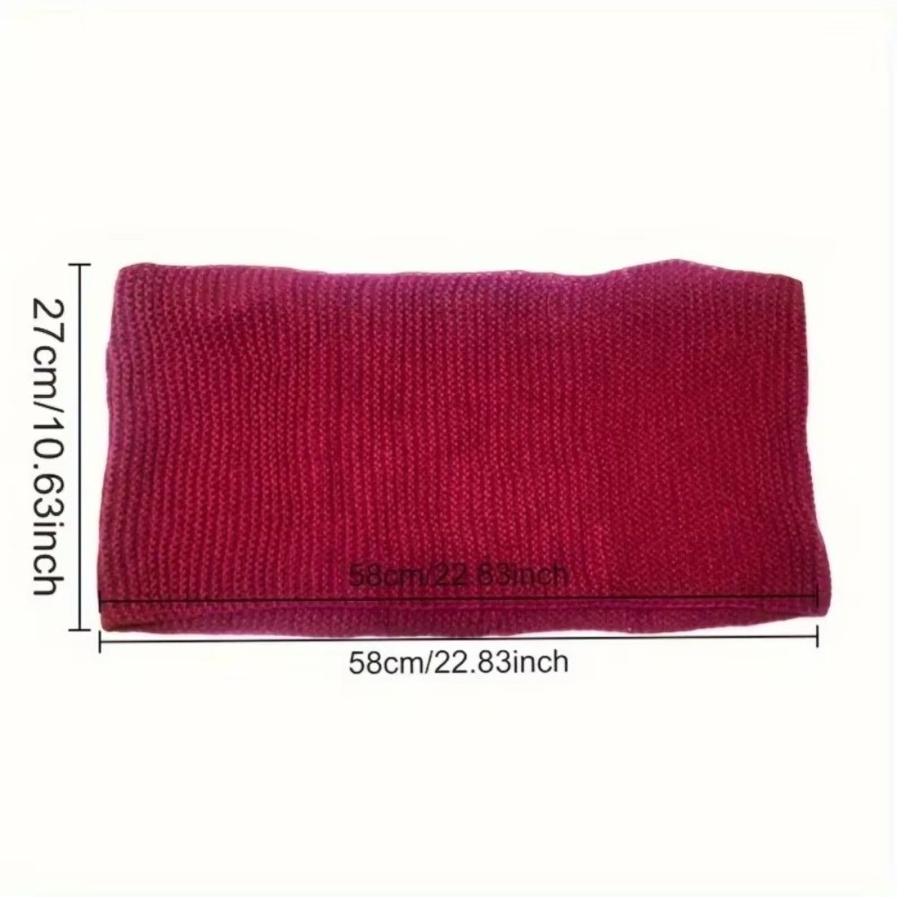 Warm Solid Color Infinity Loop - Infinity Scarf Knit ulasan dan harga