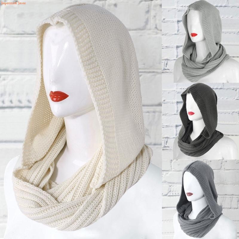 Q5WE Winter Women Thick Cable  - Infinity Scarf Knit ulasan dan harga
