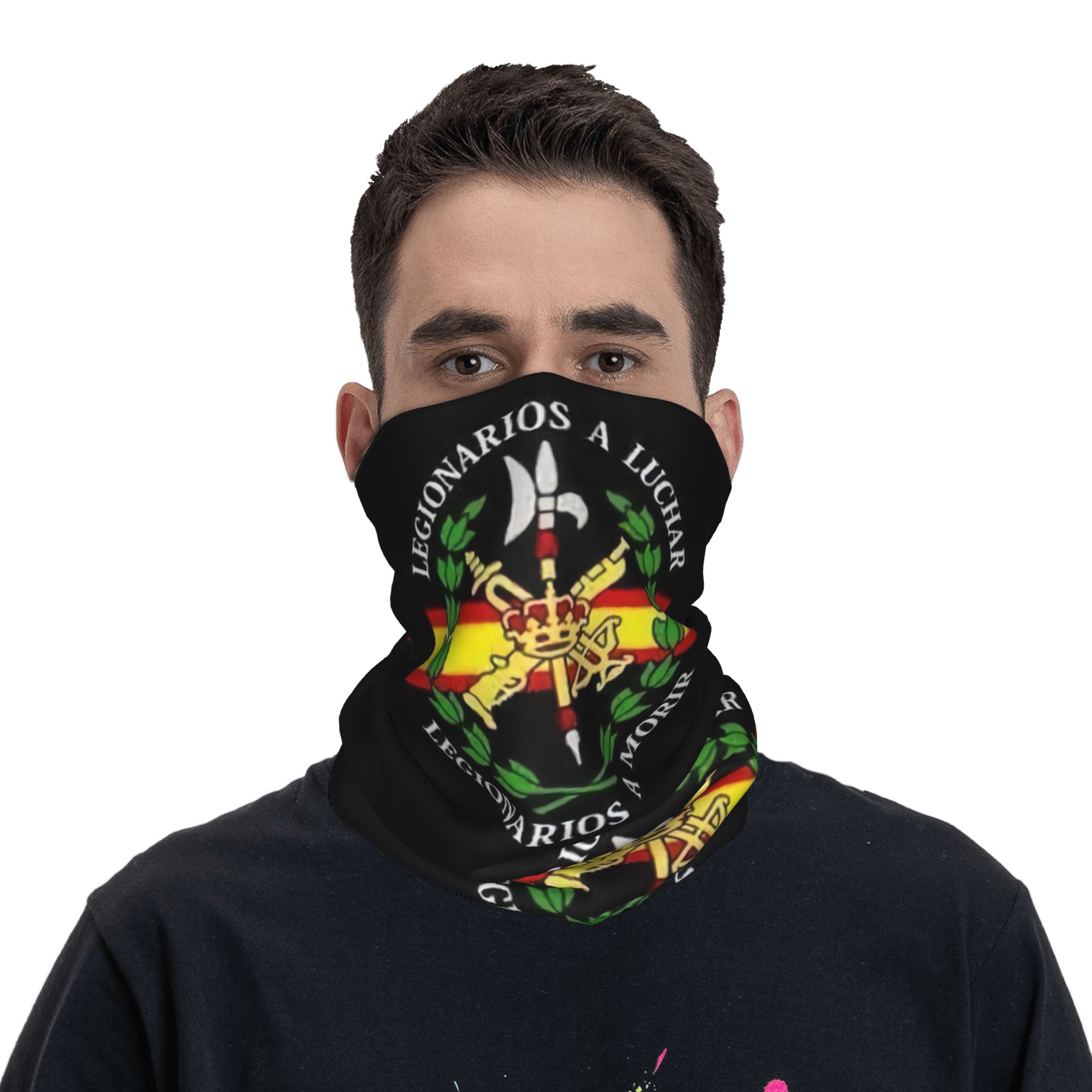 Custom Spanish Legion Bandana  - Neck Warmer Tube ulasan dan harga