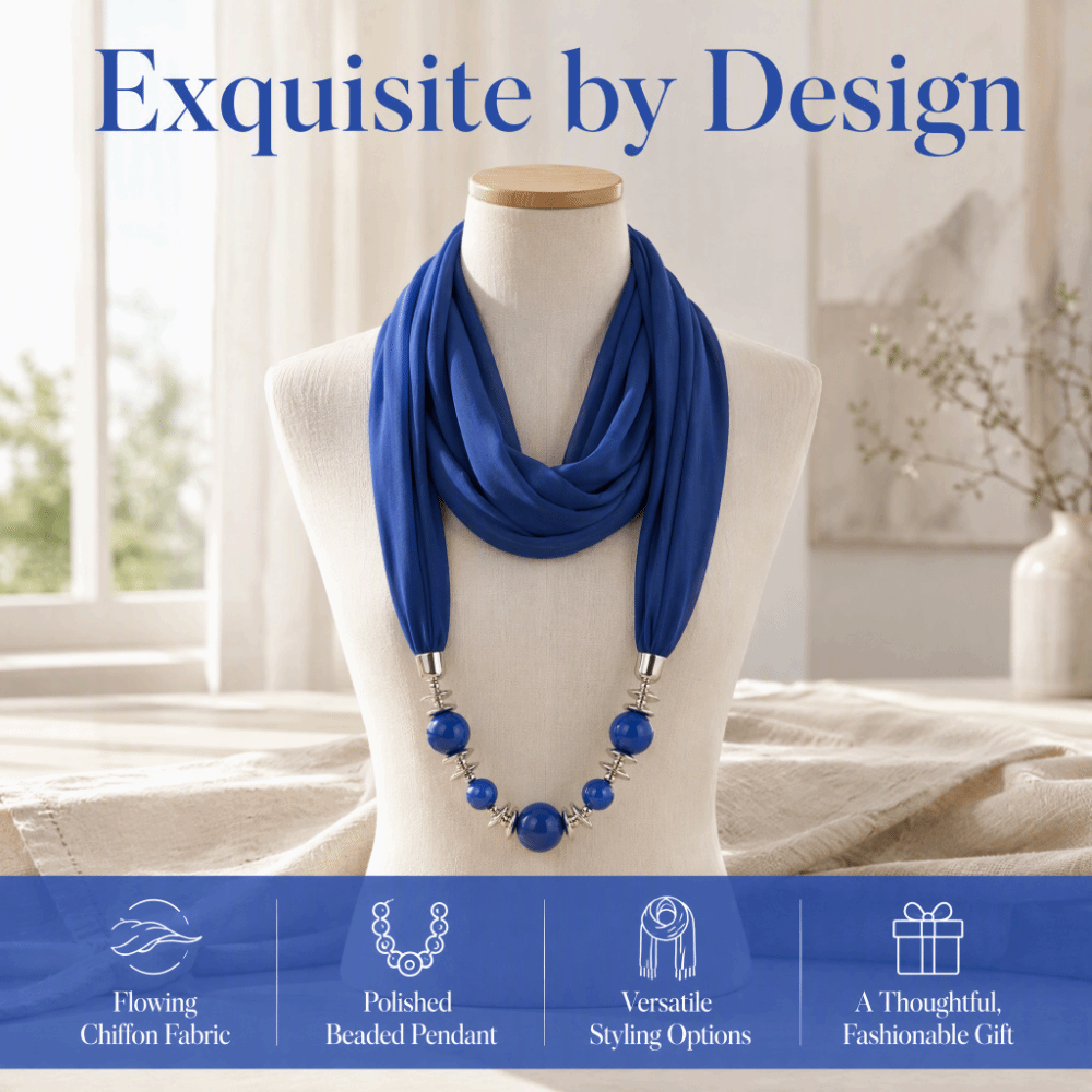 Fashion Chiffon Scarf Solid Co - Infinity Scarf Knit ulasan dan harga