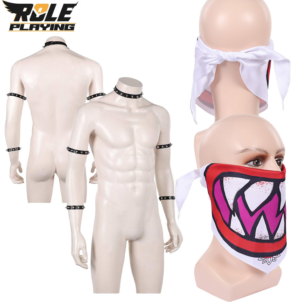 Bowser Cosplay Scarf Mask Brac - Ascot Neck Scarf ulasan dan harga