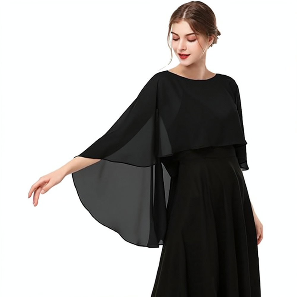 Women Fashion Chiffon Shawl El - Stole Wedding Shawl ulasan dan harga