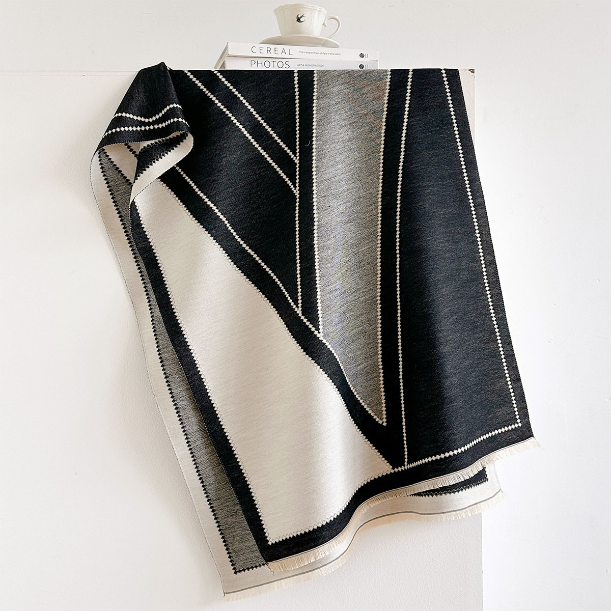 Women Imitation Cashmere Scarf - Pashmina Wrap Large ulasan dan harga