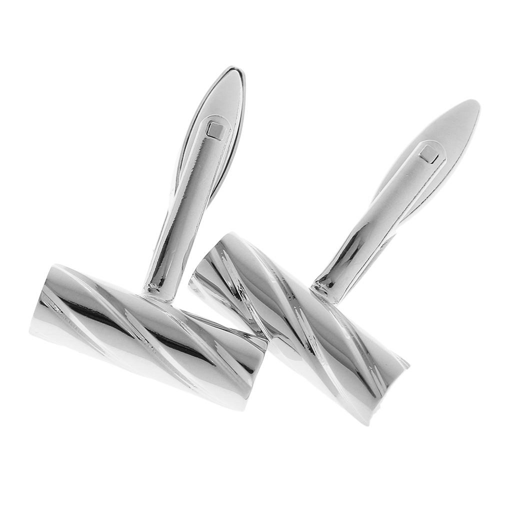 Fashion Conch Snail Cufflinks  - Tie Clip Silver ulasan dan harga