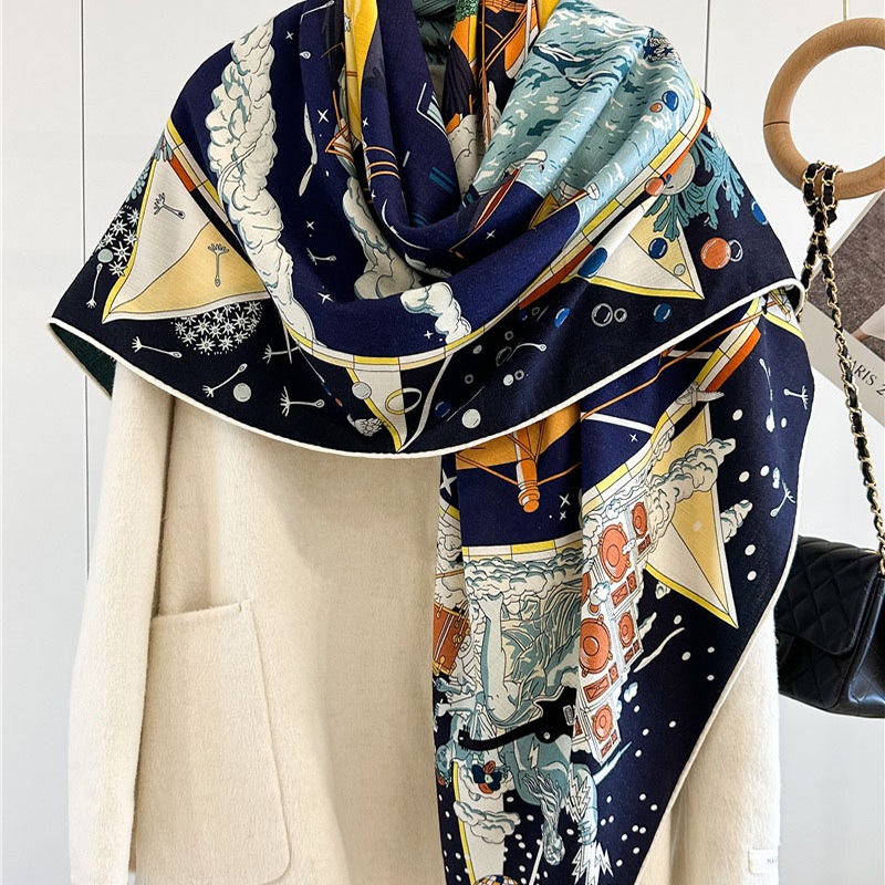 Womens Luxury Wool Blanket Sca - Woven Scarf Blanket ulasan dan harga